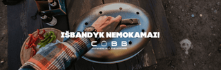 Išbandyk COBB Kepsninę Nemokamai