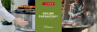 Grilink paprasčiau su Cobb‘u – nemokamas renginys vaikams