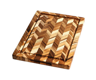 Teakhaus Herringbone Medium Thickness (L), 46 x 36 x 2,5 cm