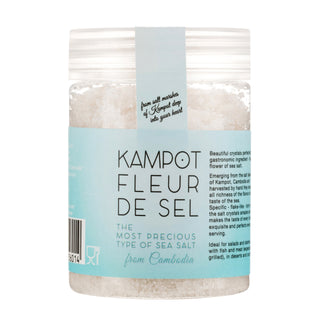 Jūras sāls kristāli Kampot Fleur de Sel, 100 gr