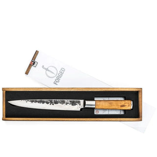 Japanese steel knife STYLE DE VIE Olive Forged, Chef, 20,5 cm