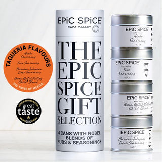 Epic Spice Napa Valley Taqueria Flavours, Mexican Flavours, spice set, 4 pcs