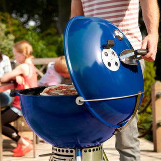 WEBER Master-Touch grils uz kokogļu oglēm ar GBS sistēmu Ø 57 cm, okeāna zils - Jauns