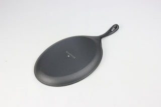 Cast iron frying pan SANTOS with plate, 25x18 cm