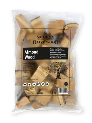 SMOKEY OLIVE WOOD Almond No.5, 5 kg, Fraction: 10-15cm