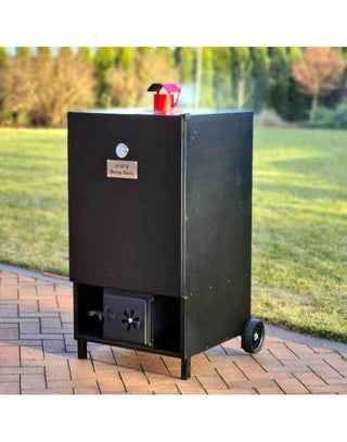 ROYAL GRILL 200 L with stainless steel grill and wheels