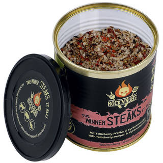 ROCK'N'RUBS Goldline universaalne maitseaine "The winner steaks it all", 140 g