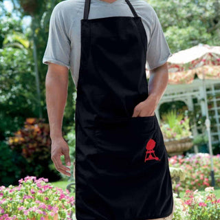 Cotton apron WEBER, black, 100% cotton, 0,25 cm x 118,11 cm x 151,64 cm