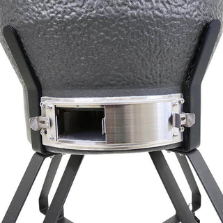 Anglinis kamado grilis ZYLE Large KS, matinis pilkas, Ø 56 cm Угольный камадо гриль ZYLE Large KS, серый матовый, Ø 56 см