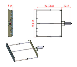 NEVARTYK automatic barbecue grill system, 6 skewers, Grill accessory