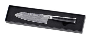 Japoniško Damasko plieno peilis OLEIO, Wakoli Migan, Santoku, 17 cm