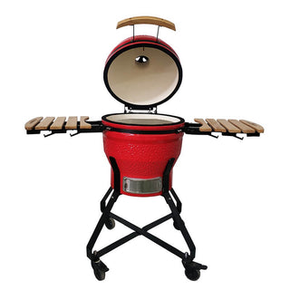 Anglinis kamado grilis ZYLE Medium KS, raudonas, Ø 45 cm Угольный гриль камадо ZYLE Medium KS, красный, Ø 45 см