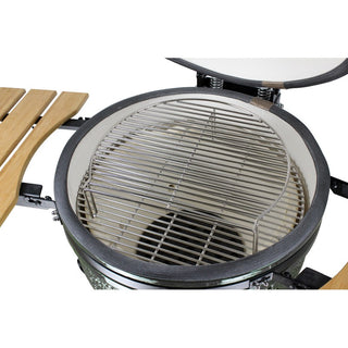 Anglinis kamado grilis ZYLE Large KS, pilkas, Ø 56 cm