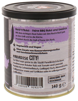 ROCK'N'RUBS Frontline universaalne maitseaine "Paradise City", 140 g